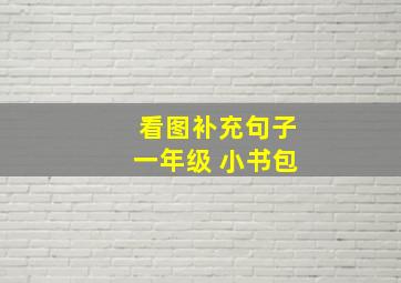 看图补充句子一年级 小书包